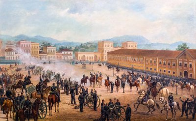 Proclamatie van de Republiek door Benedito Calixto